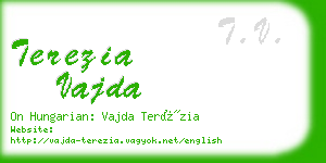 terezia vajda business card